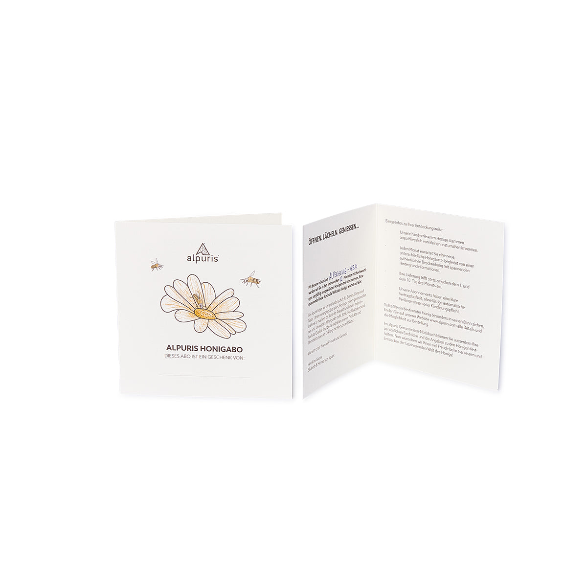 Information about the new alpuris honey subscription starter set