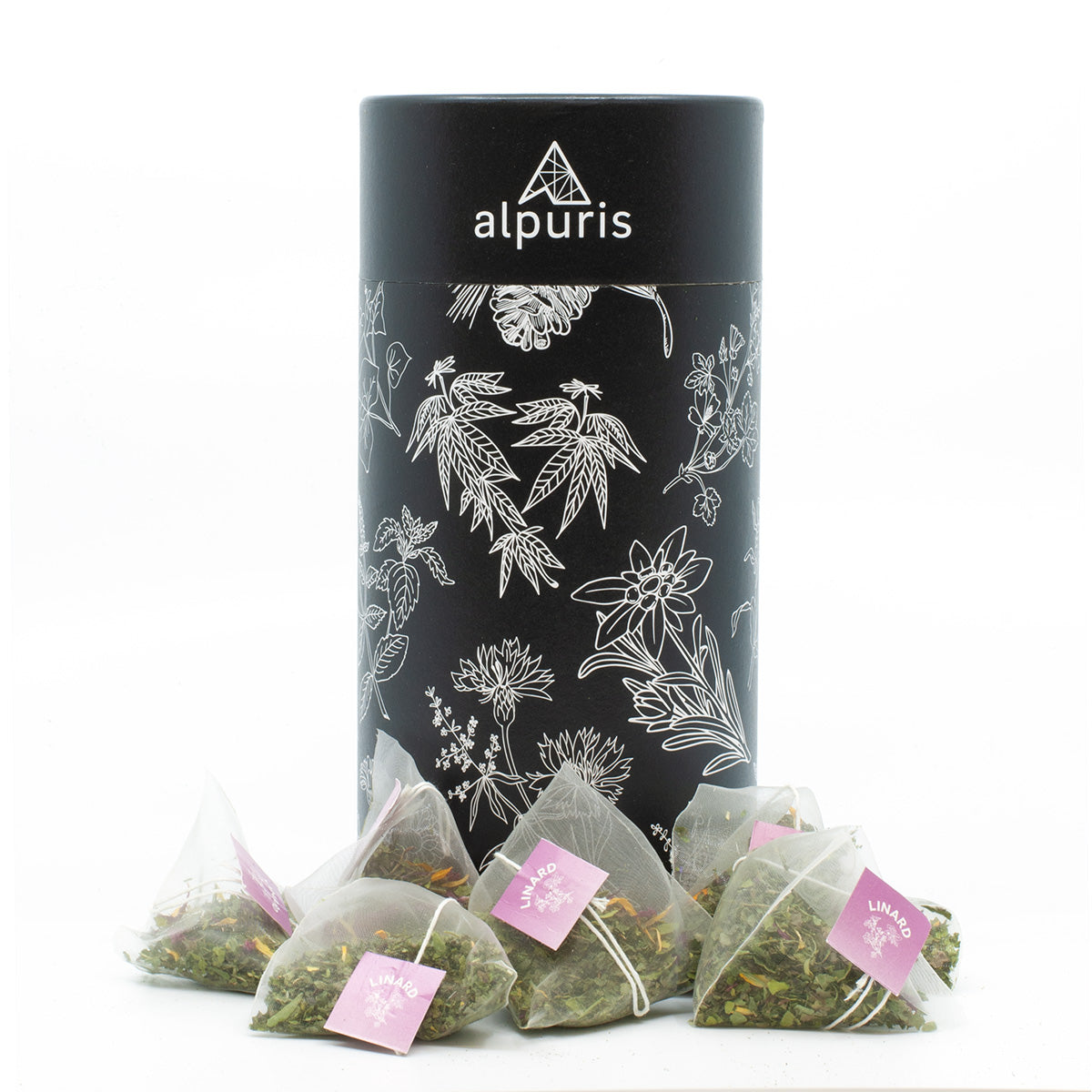 Alpuris Alpenkräutertee LINARD mit Pfefferminze & Malve in der Teedose (BioSuisse)