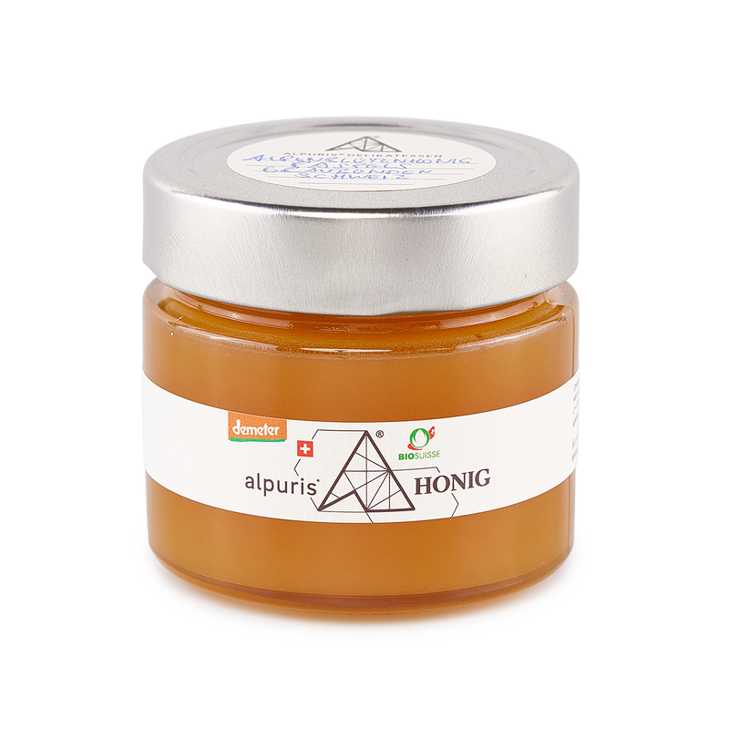 New in the range for 2022: Blossom Honey Paspels/Graubünden, BioSuisse and Demeter