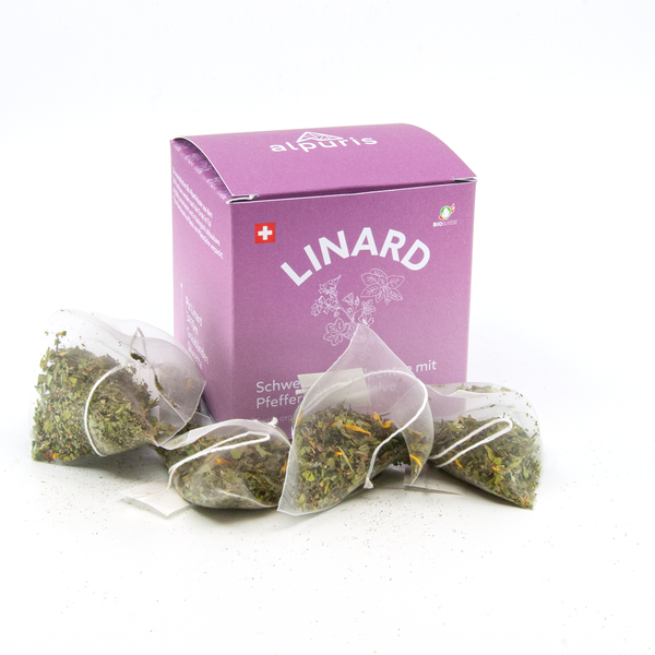 LINARD – Tisane des Alpes suisses à la menthe poivrée et à la mauve (BioSuisse)
