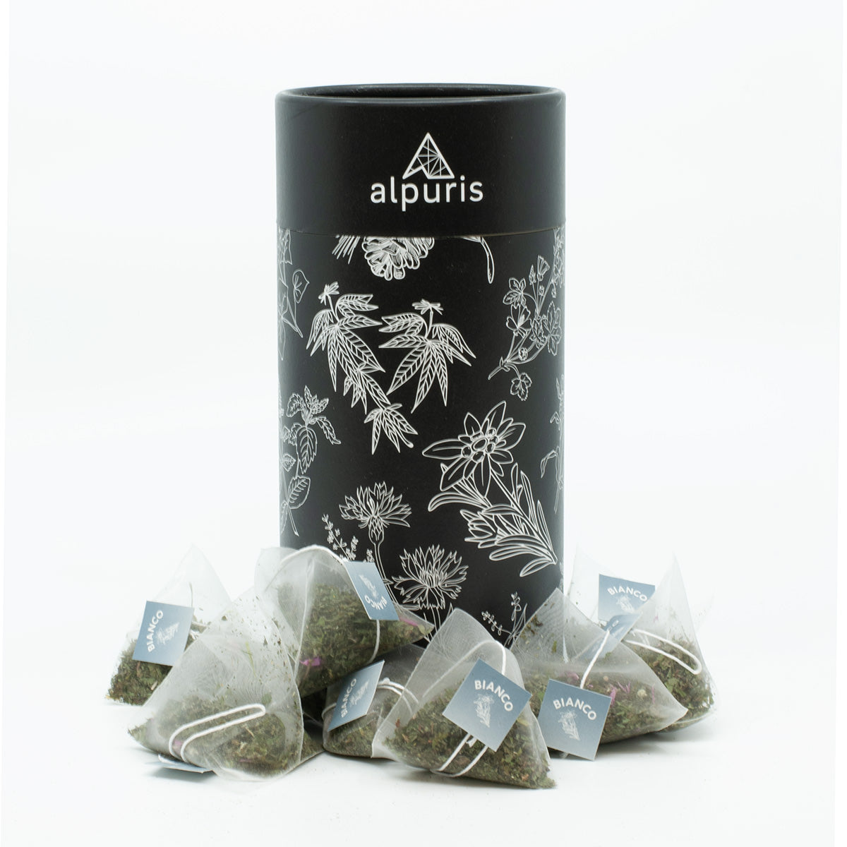 Alpuris Alpenkräutertee BIANCO mit Edelweiss in der Teedose (BioSuisse)