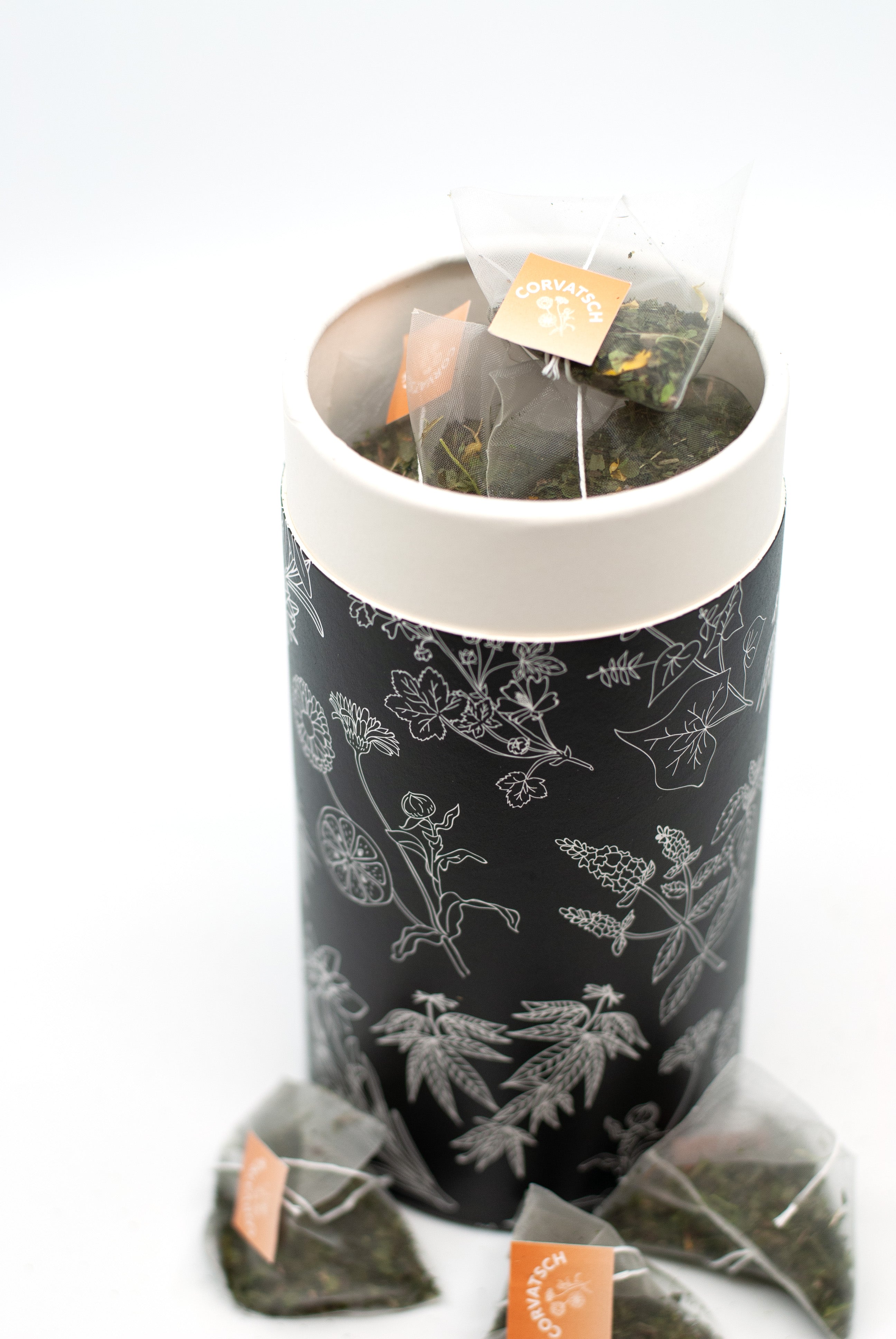 Alpuris Alpenkräutertee CORVATSCH mit Orangenminze & Ringelblume in der Teedose (BioSuisse)