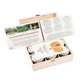 New in the range for 2022: The honey year of the traveling beekeeper, experience box with six glasses