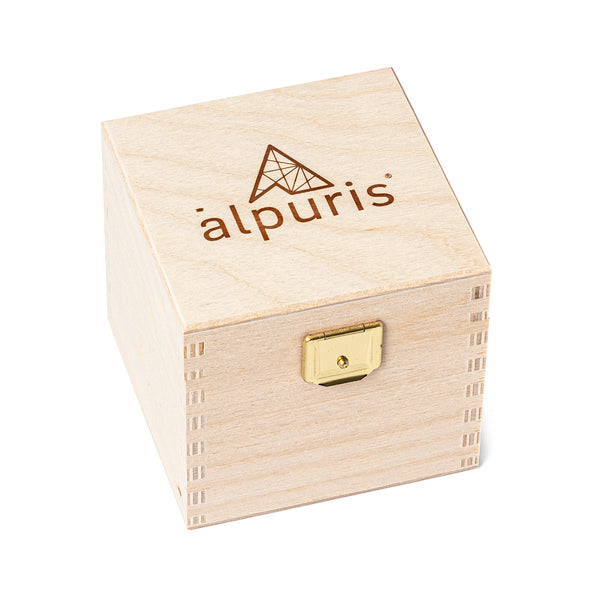 Leere Geschenkbox aus Holz für 1 Glas 80-250g