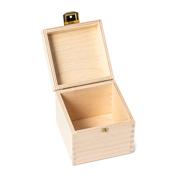 Empty wooden gift box for 1 glass 80-250g