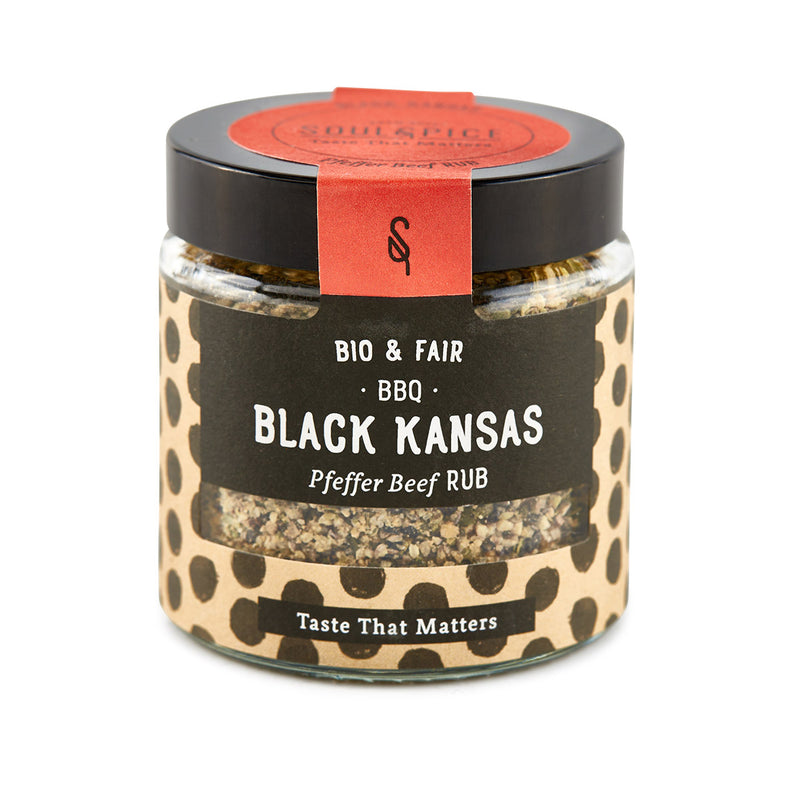 BBQ Black Kansas Gewürz Bio 75g